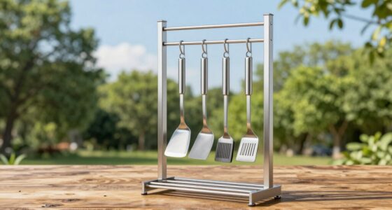 top bbq tool storage racks