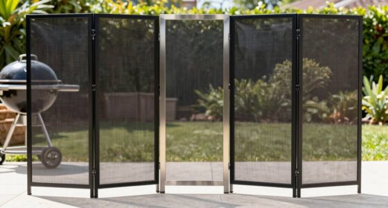 top grill wind shields