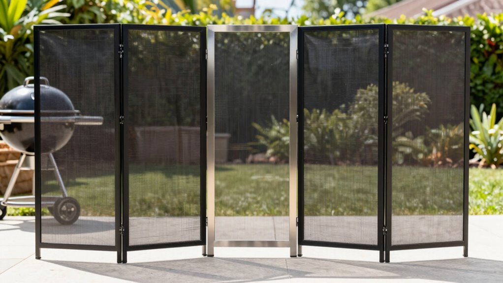 top grill wind shields