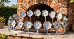 top outdoor oven temperature gauges