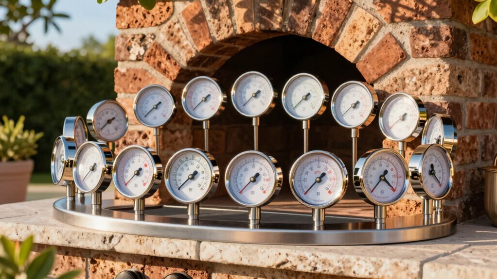 top outdoor oven temperature gauges