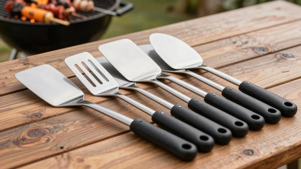top wide bbq spatulas