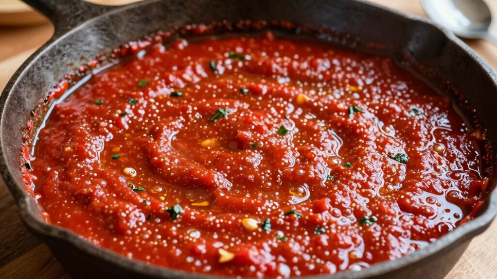 adjust simmer thicken balance