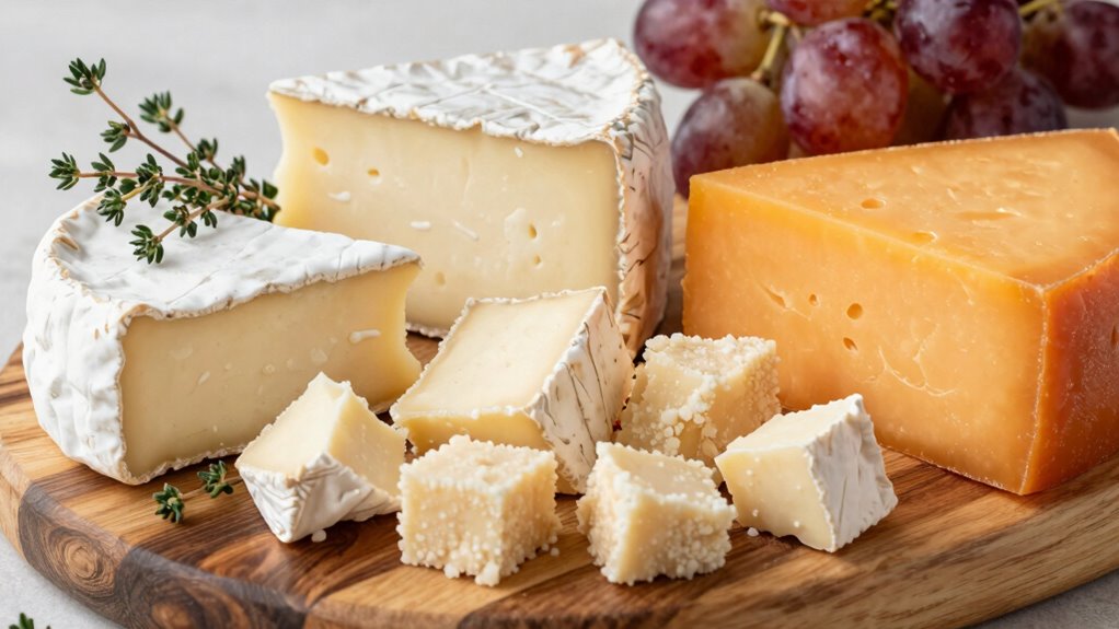 balancing mild and sharp cheeses