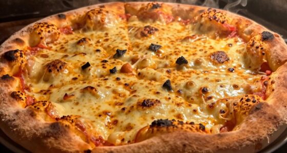 cheese burns on pizza