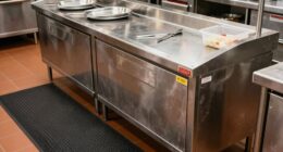 clear and organize prep areas