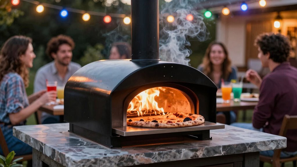 compact high heat outdoor pizza
