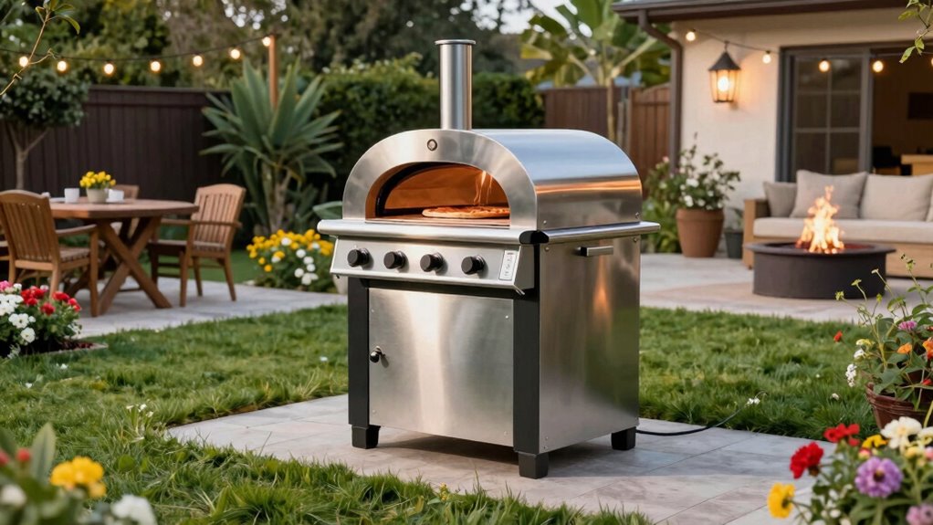 compact versatile outdoor pizza oven