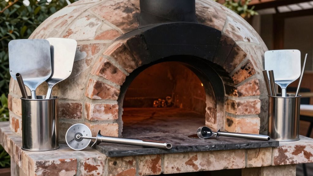 comprehensive outdoor pizza preparation