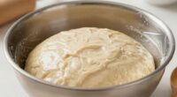 cover dough to prevent skinning