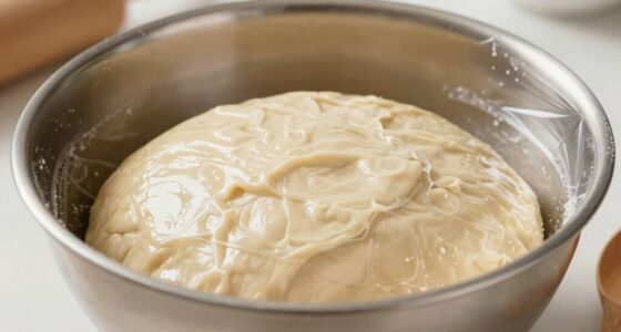 cover dough to prevent skinning