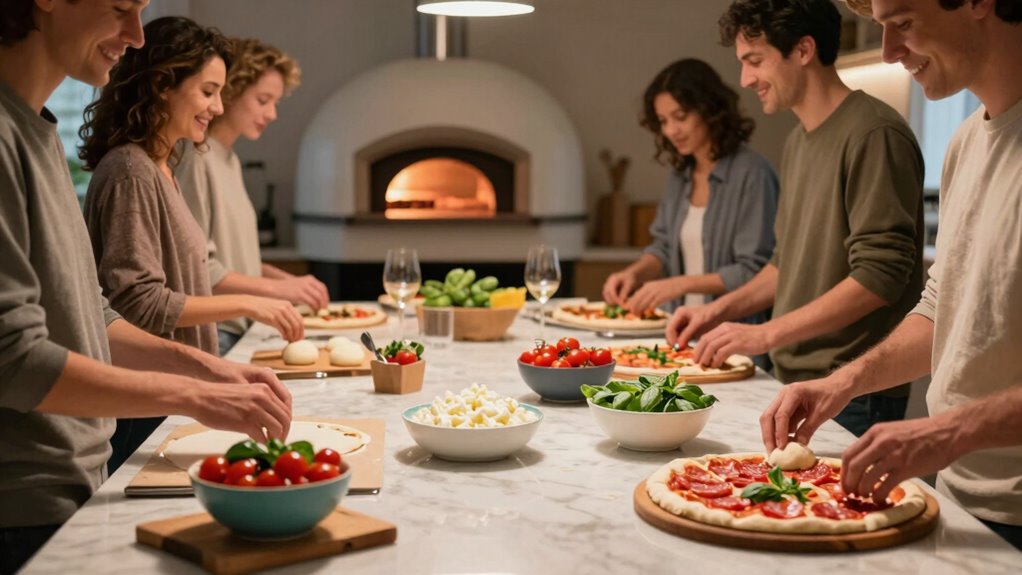 create custom pizza night
