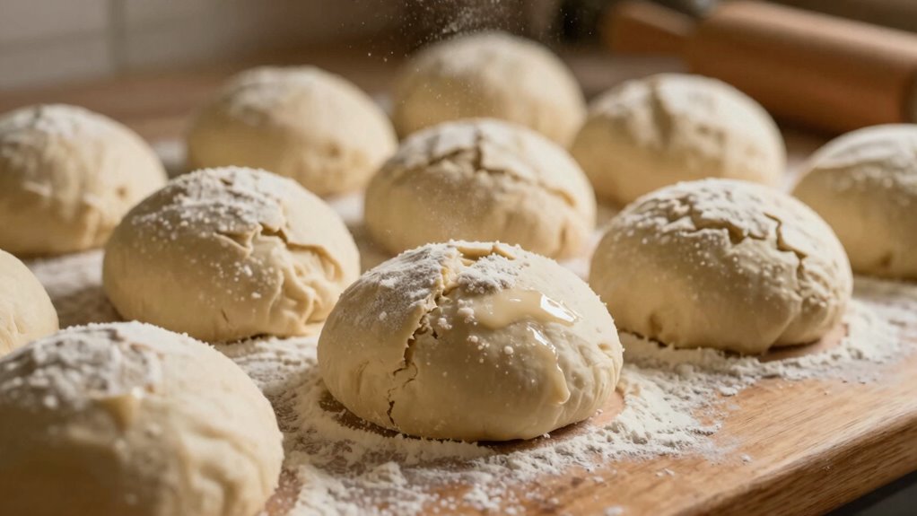 dough balls dry out