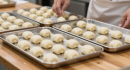 dough trays ensure uniformity