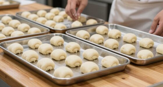 dough trays ensure uniformity