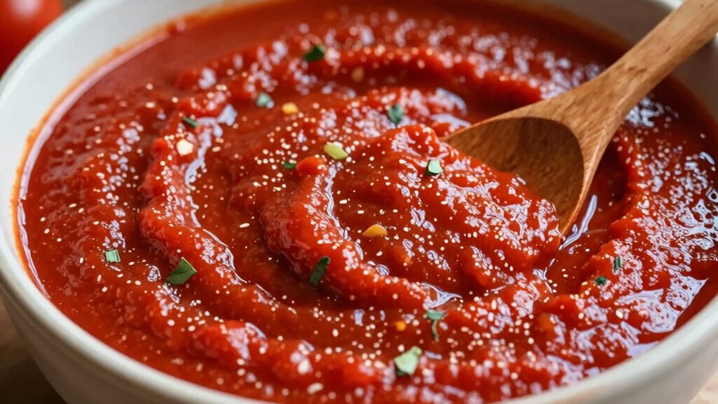 drain excess tomato juice