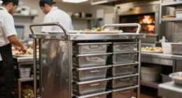 efficient pizza prep carts