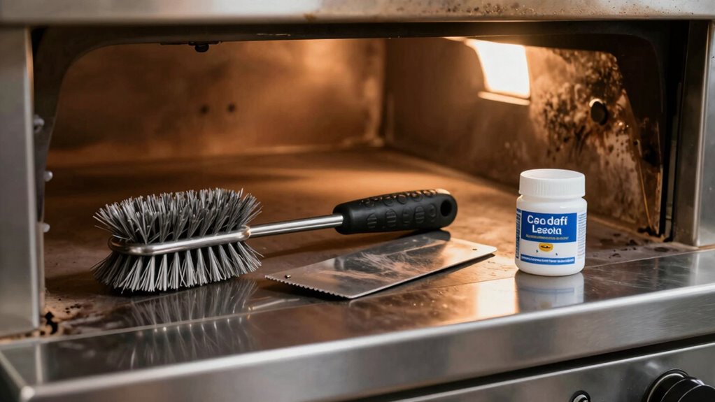 essential pizza oven cleaning tools