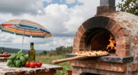 maintain outdoor pizza timing