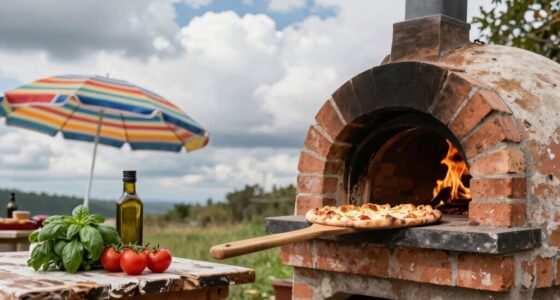 maintain outdoor pizza timing