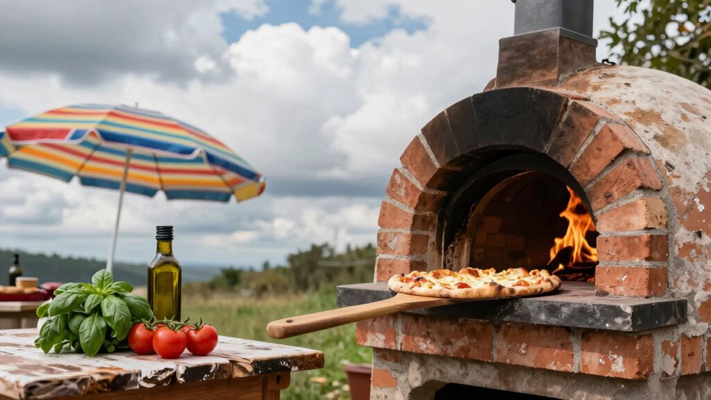 maintain outdoor pizza timing