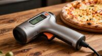 monitoring pizza oven temperature
