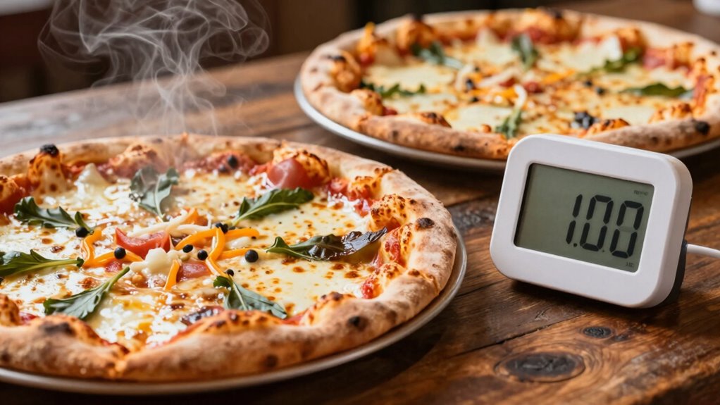 optimal pizza reheating timing