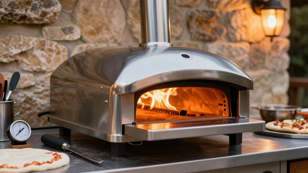 optimal propane pizza oven features