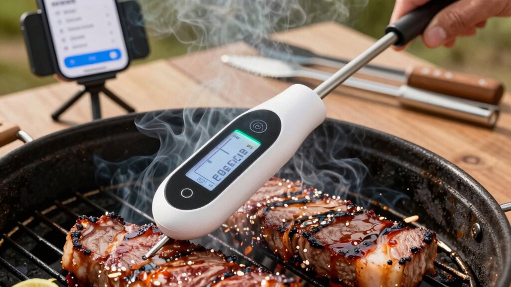 outdoor cooking temperature monitoring