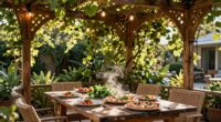 outdoor dining patio design