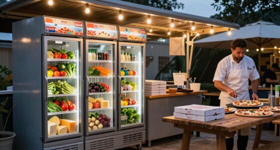 outdoor fridges improve pizza flow