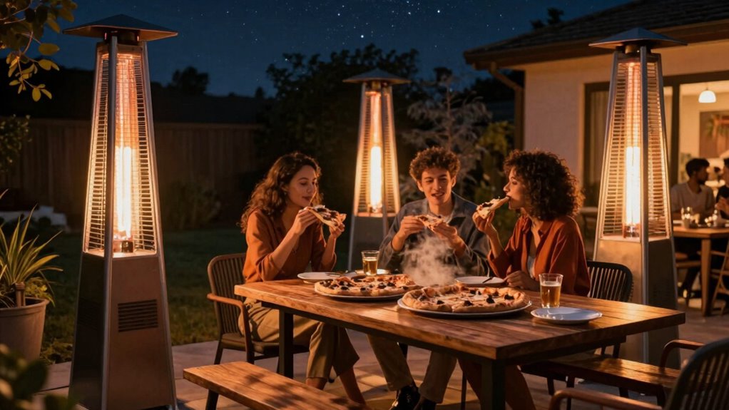 outdoor infrared patio heating