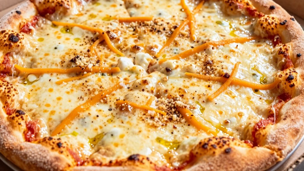 perfect cheesy pizza topping