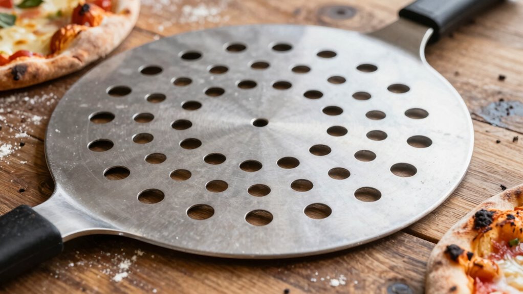 perforated peels improve pizza