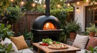 pizza oven backyard features
