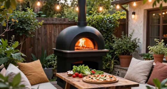 pizza oven backyard features