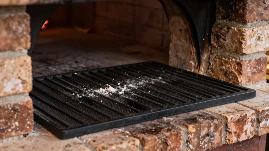 pizza oven floor protection