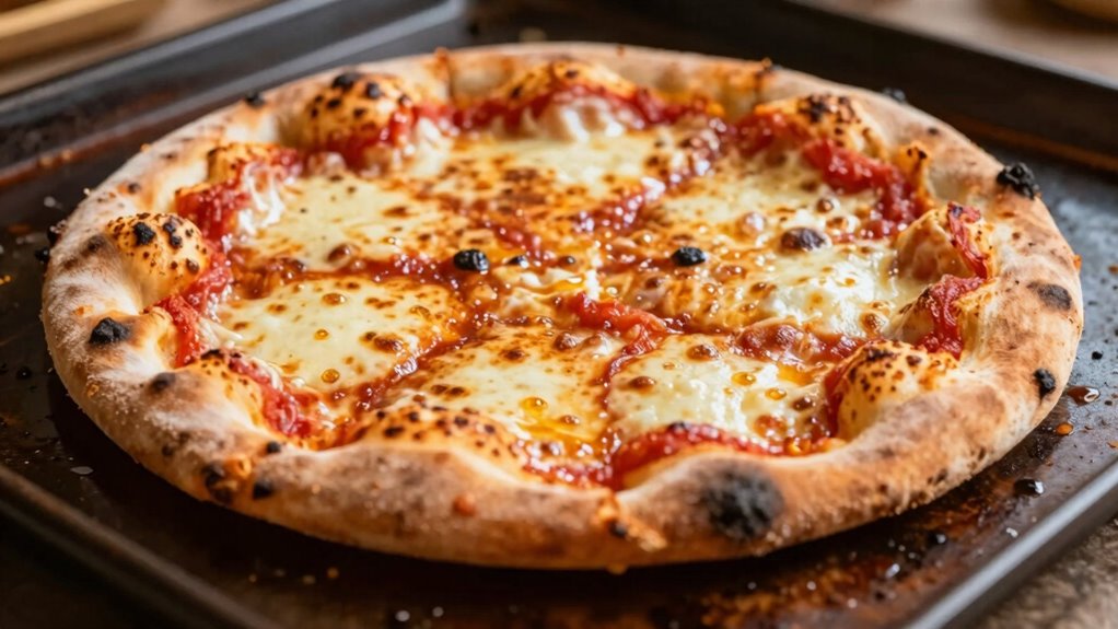 pizza sticking during transfer