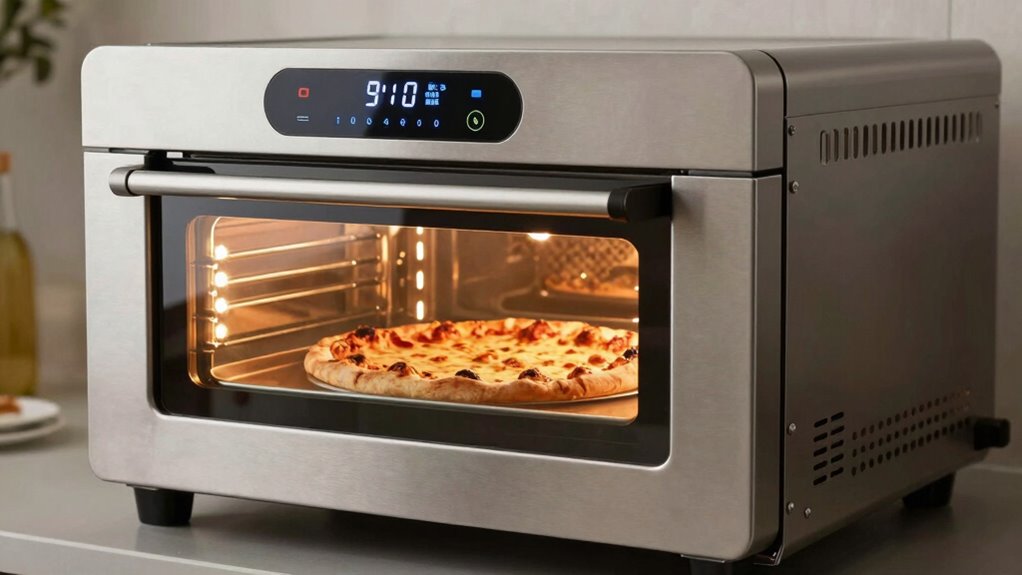 pizza stone and adjustable thermostat
