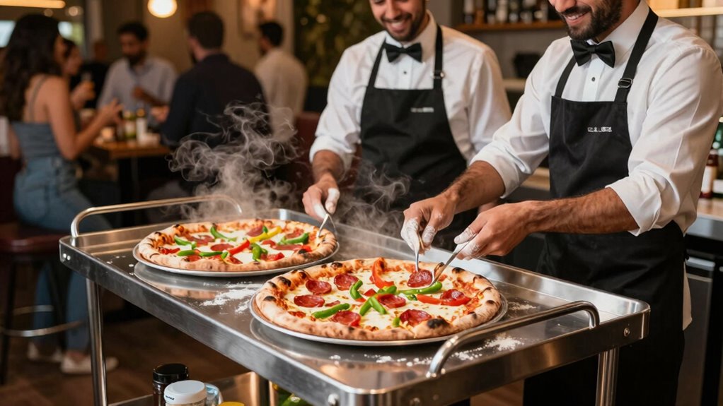 pizza storage for parties