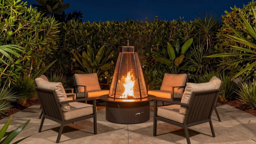 preventing sparks from seating areas