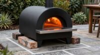 proper pizza oven placement