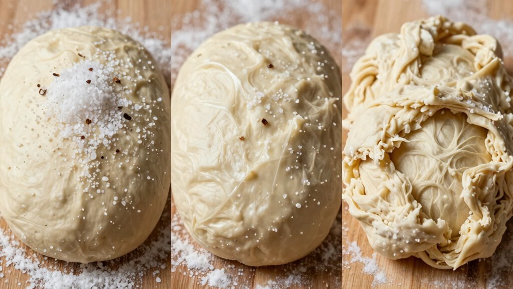 salt regulates fermentation and texture