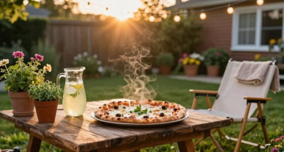 seasonal hosting simplifies outdoor pizza