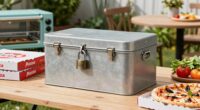 secure outdoor pizza storage