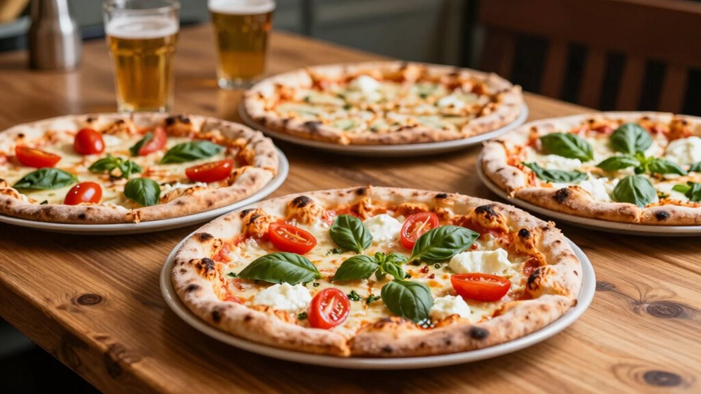 simplified diverse pizza options