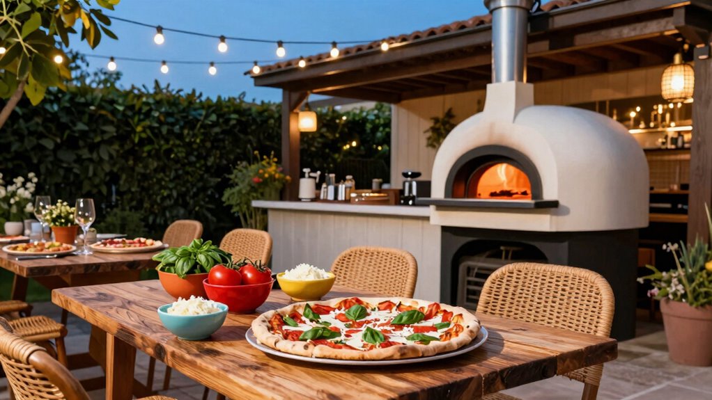 simplifies outdoor pizza hosting