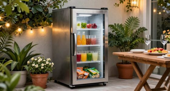 small outdoor party fridges