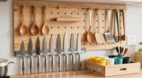 streamlined kitchen tool storage