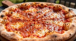 thick sauce affects crust